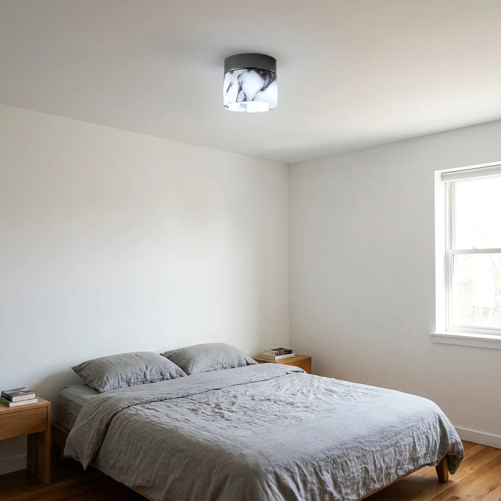 Plafonnier Ivinir dans une chambre jour