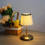 Lampe de Chevet Sans Fil Tissu LED – Rechargeable Tactile Design, Kumas