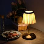 Lampe de Chevet Sans Fil Tissu LED – Rechargeable Tactile Design, Kumas
