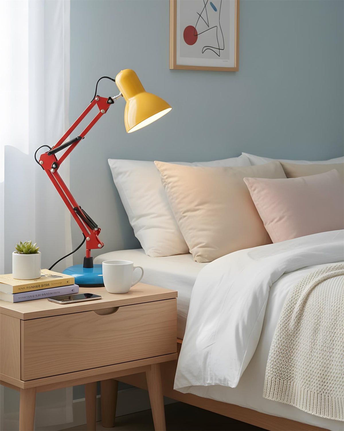 Lampe de Table Flexo Memphis, vue arrière