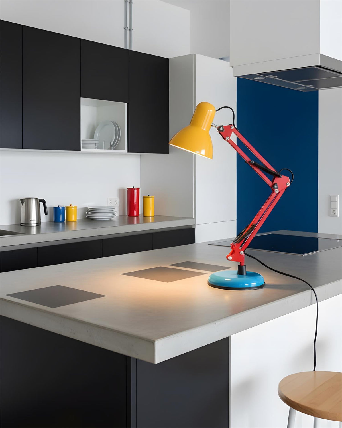 Lampe de Table Flexo Memphis, vue d'ambiance salon