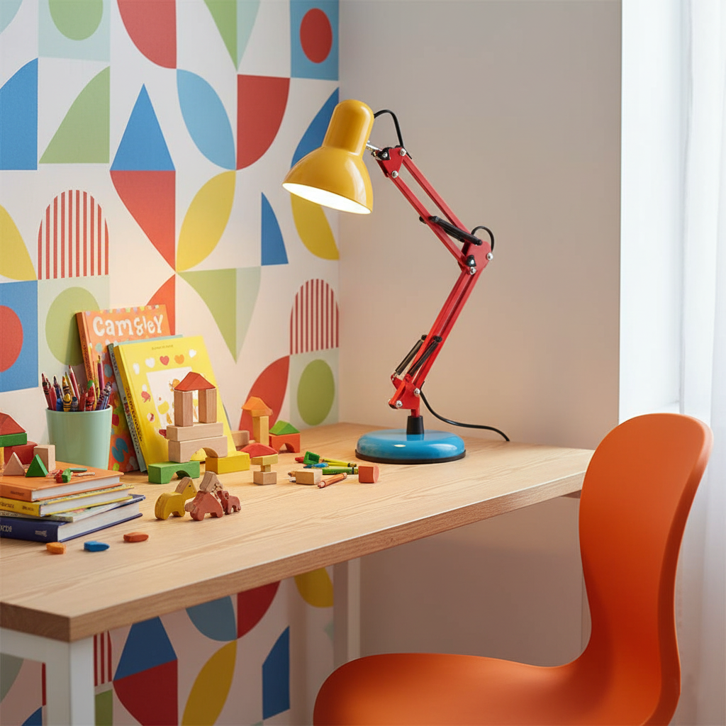 Lampe de Table Flexo Memphis, dimensions