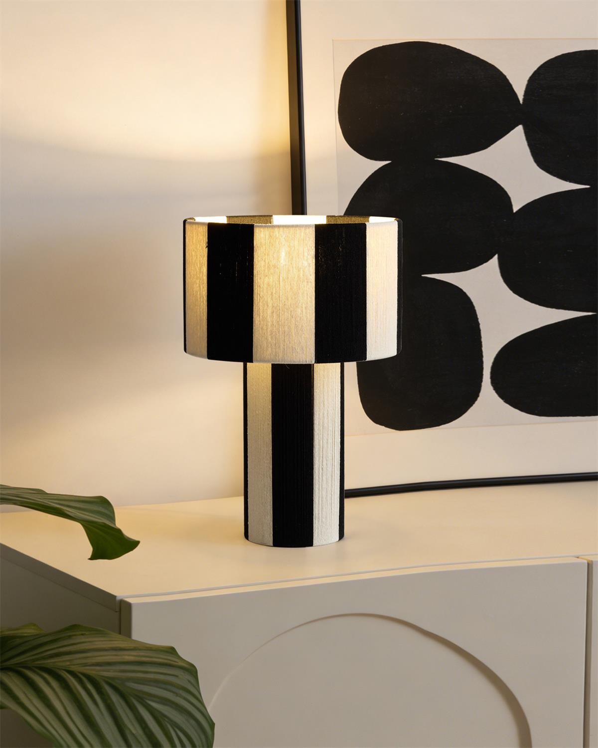 Lampe de Table Strivelle, coloris vert