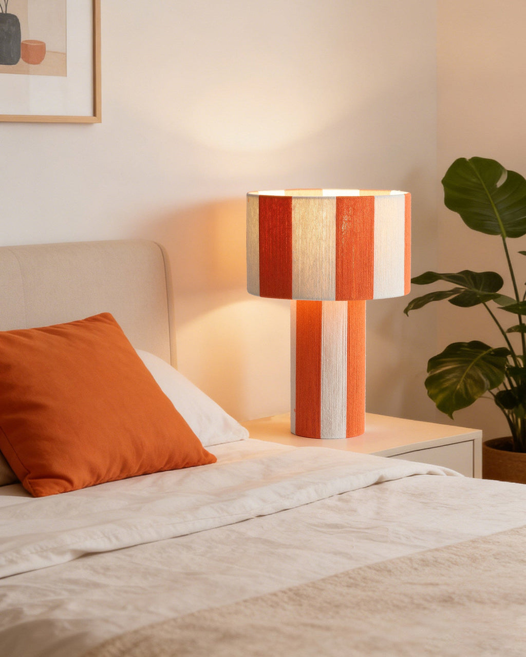 Lampe de Table Strivelle, coloris jaune