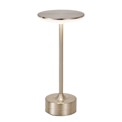 Base tactile rechargeable USB de la lampe LED en métal.