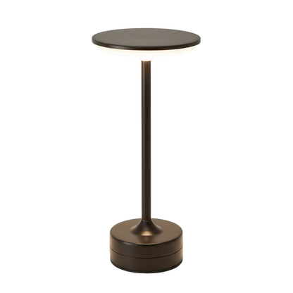 Lampe de table LED en métal moderne avec éclairage tactile.