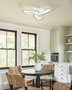 Éclairage intérieur moderne avec plafonnier LED Lotus décoratif.