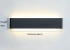eclairage mural interieur noir dimensions visibles
