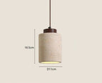suspension style japandi pierre naturelle minimaliste