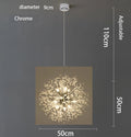 Lustre LED Dandelion Moderne – Luminaire Sculptural Design