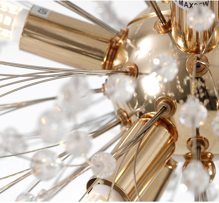 luminaire moderne luxe metallique