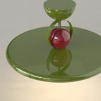 Plafonnier Rétro, coloris vert variante