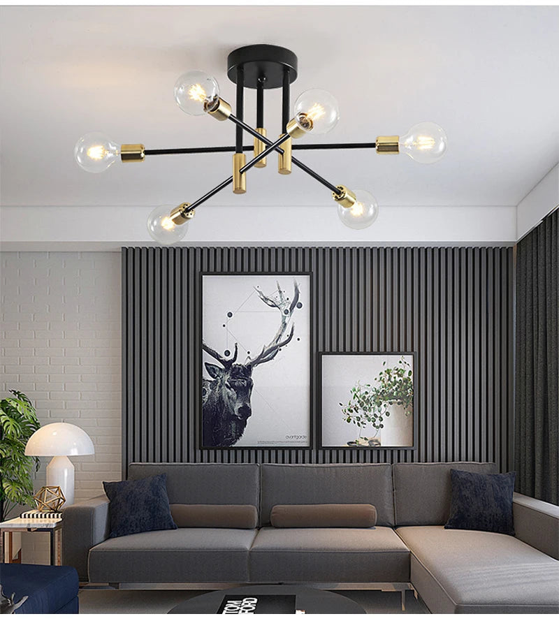 eclairage plafond salon