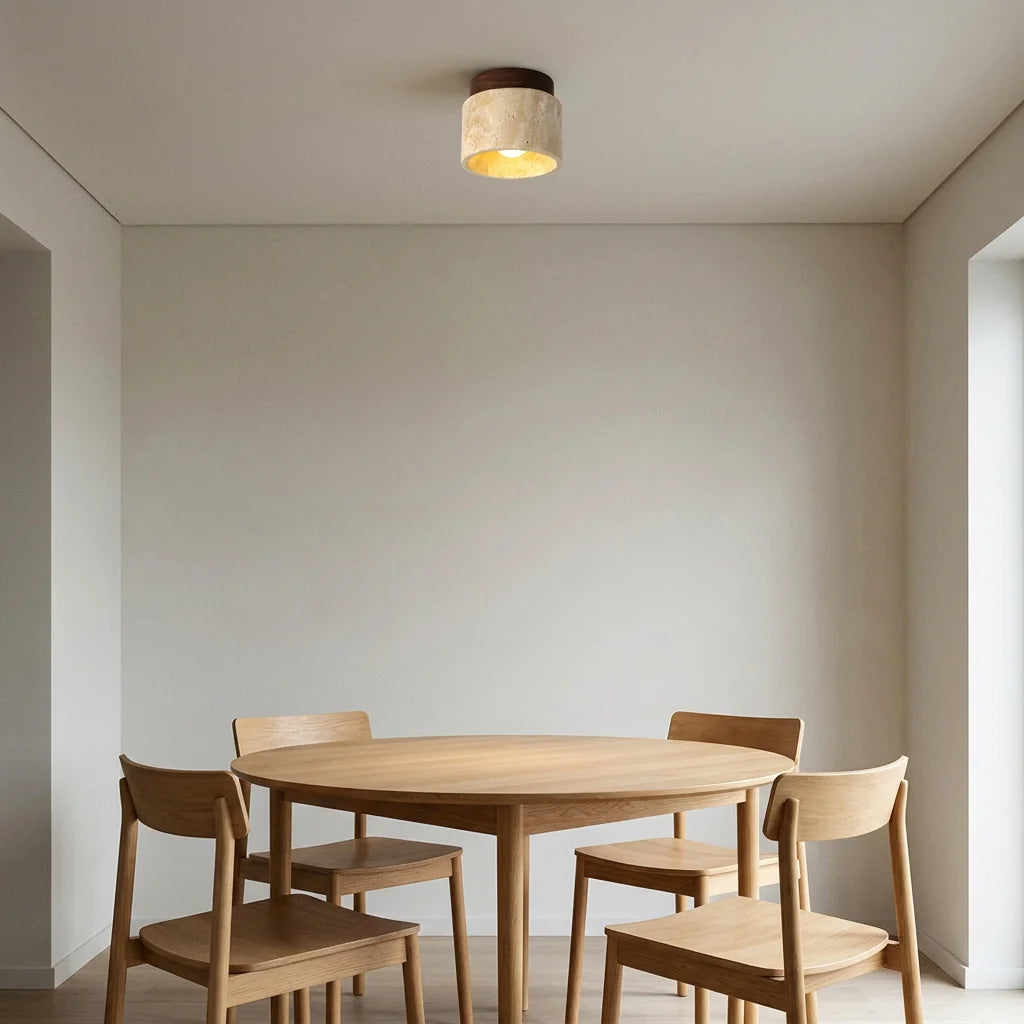Plafonnier Solaya dans une salle à manger