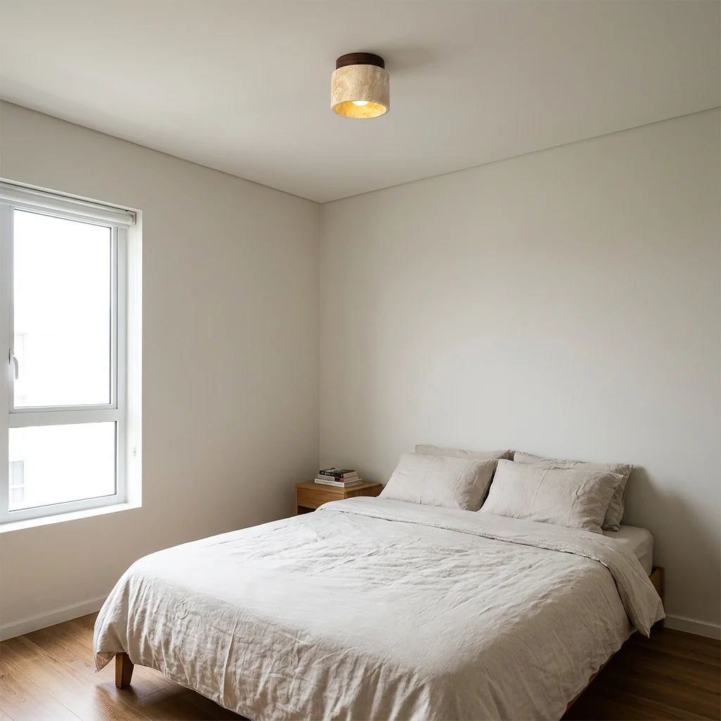 Plafonnier Solaya dans une chambre jour