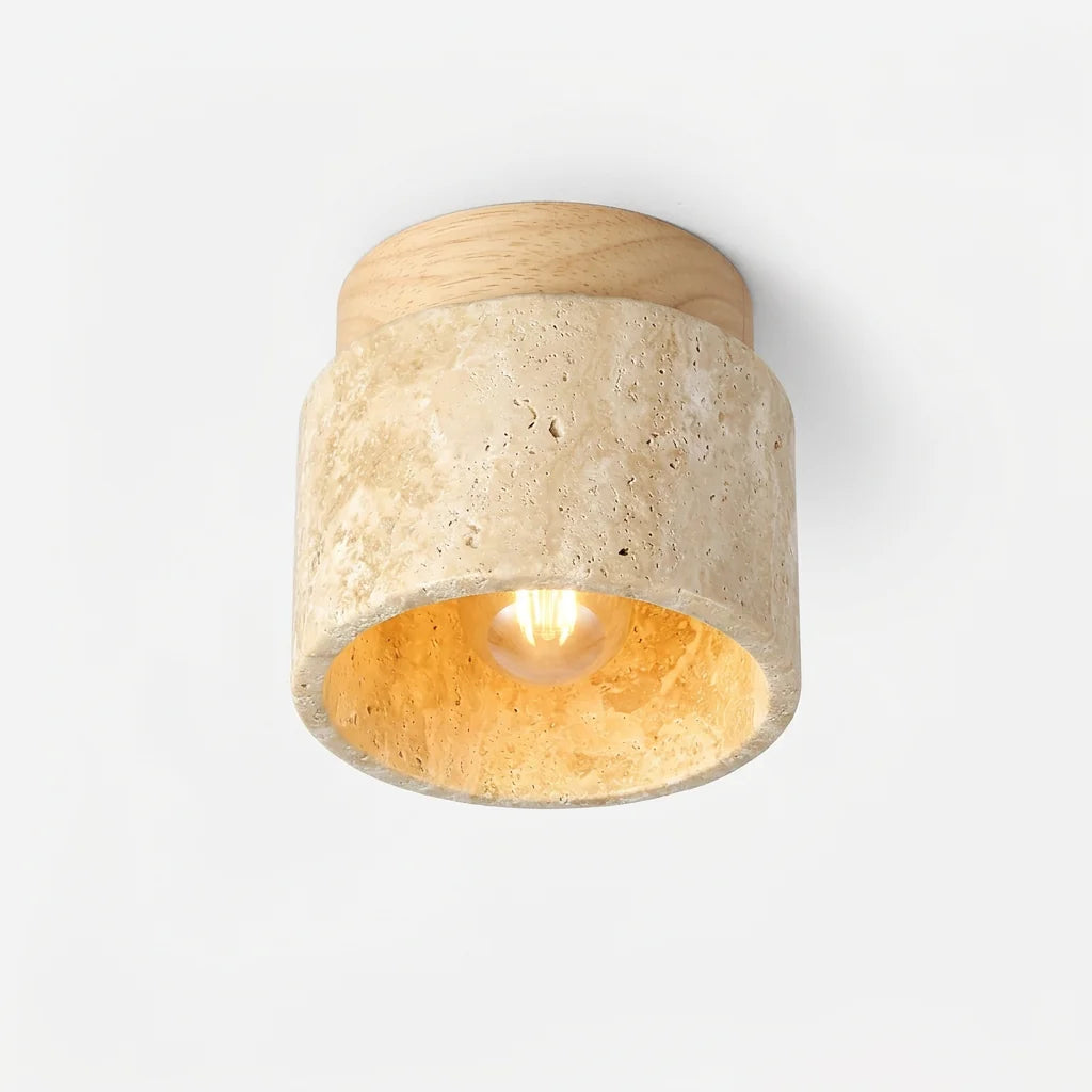 Plafonnier Solaya - catalogue bois clair et beige