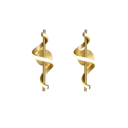 suspension ou applique led spiral design.