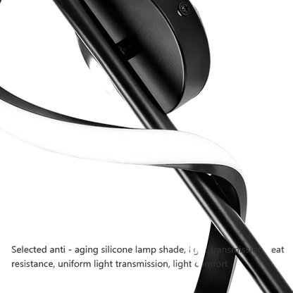 suspension led spiral minimaliste.