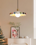 Suspension Fontelya, coloris blanc