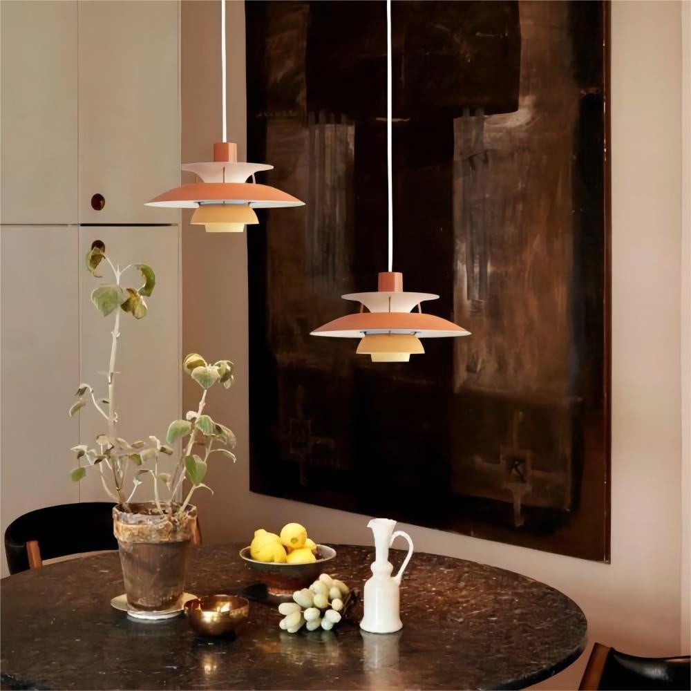 Suspension Macarel, coloris jaune pur