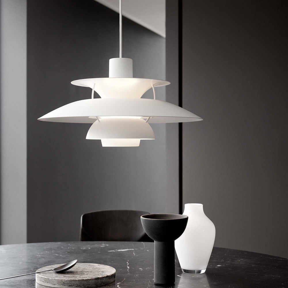 Suspension Macarel, coloris nuances de gris