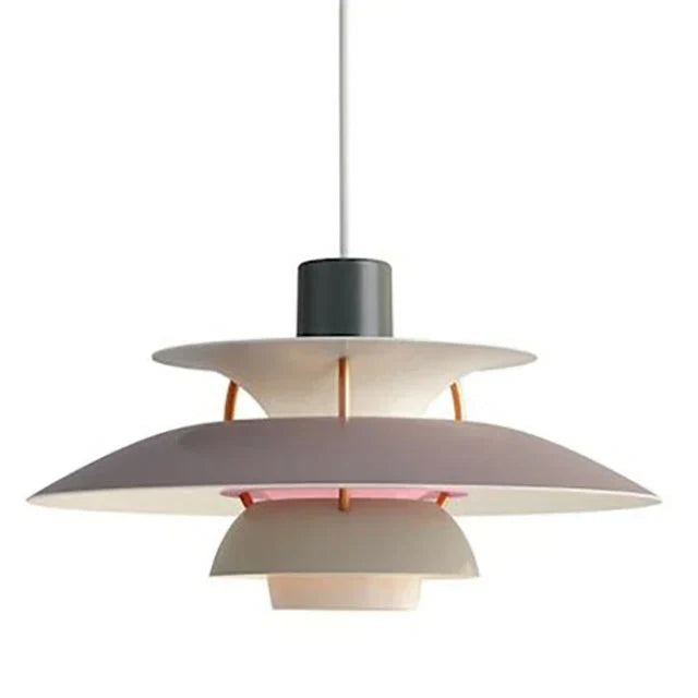 Suspension Macarel, coloris gris pur
