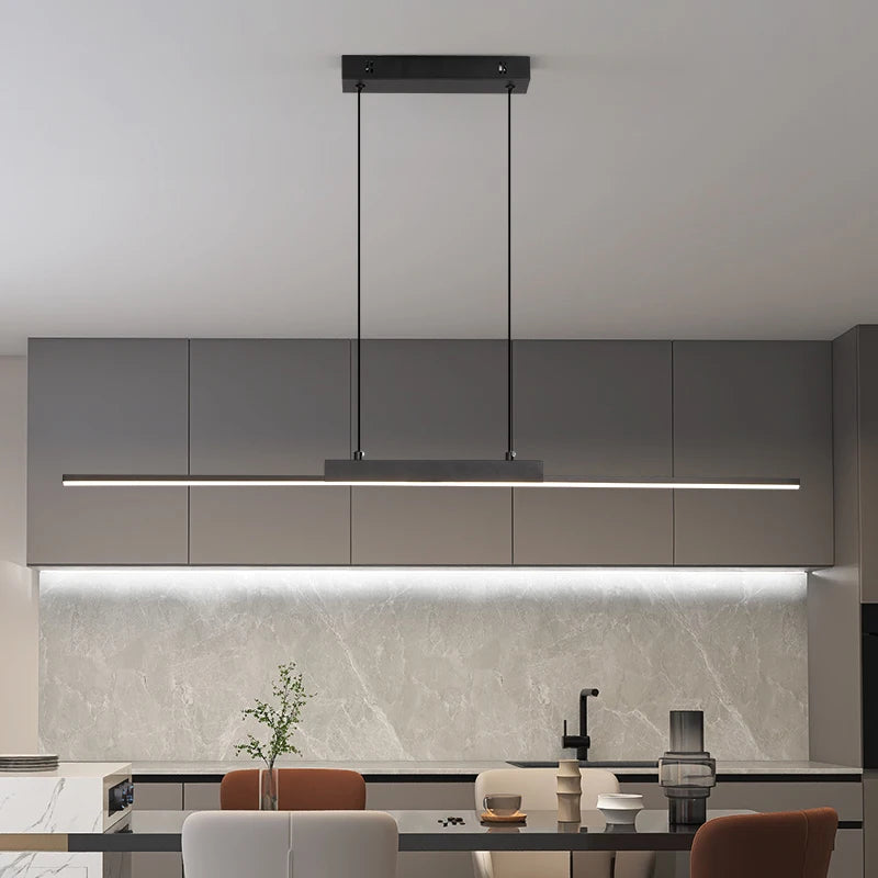 luminaire lineaire design salle a manger