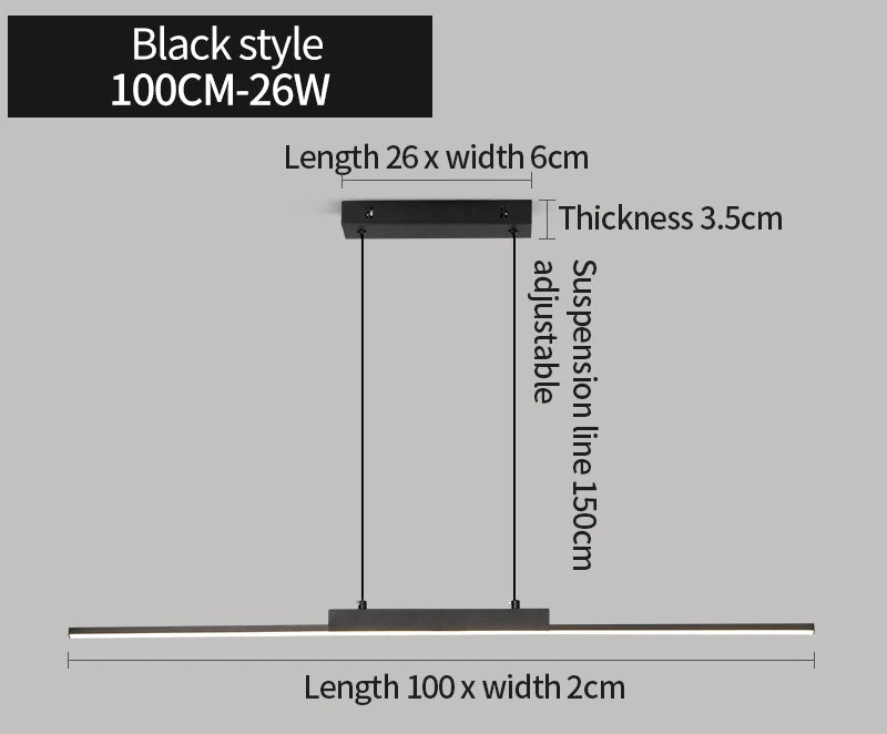 luminaire lineaire contemporain